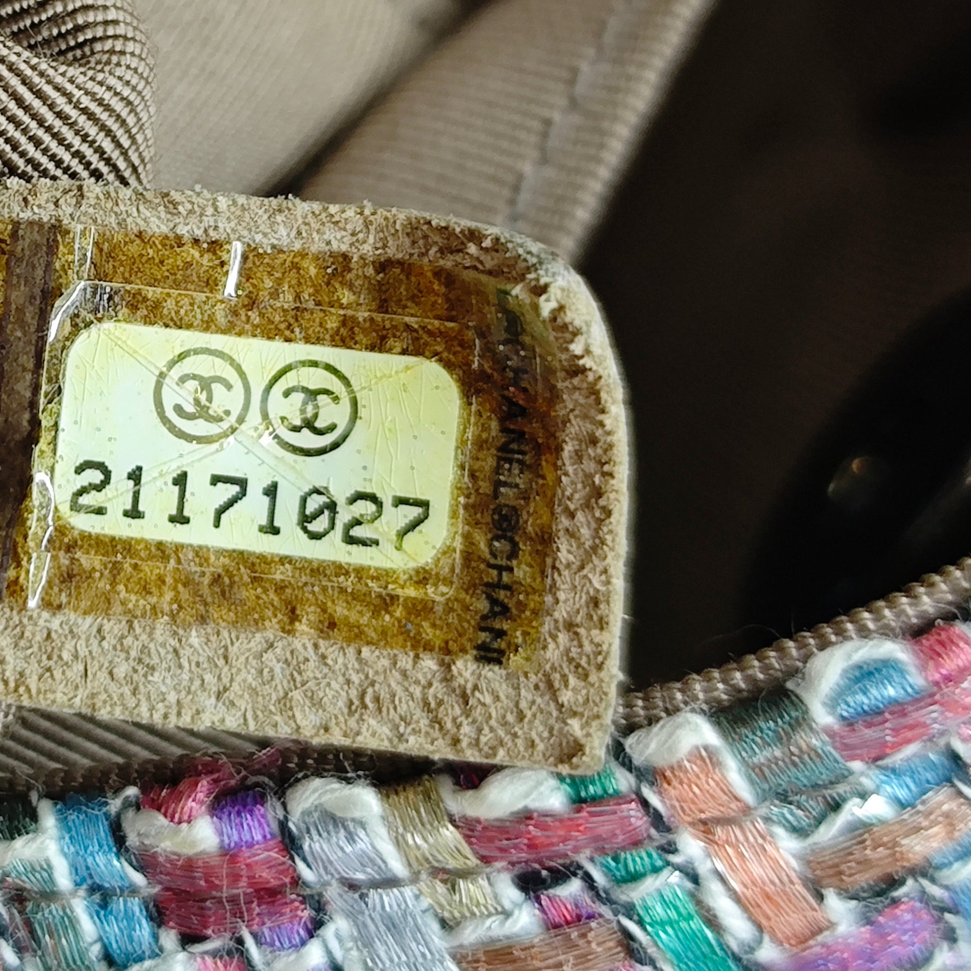 CC Tweed Clasp Flap