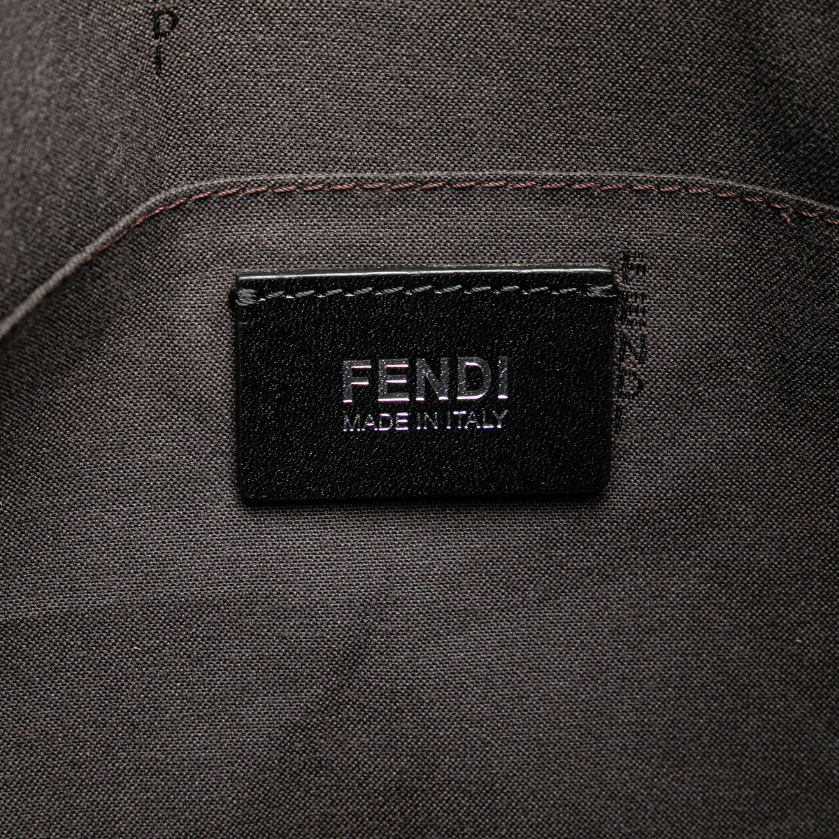 Fendi Zucca Coated Canvas Crossbody — Black