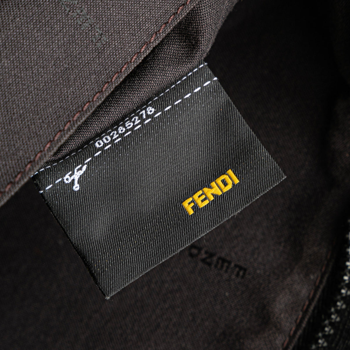 Fendi Zucca Coated Canvas Crossbody — Black