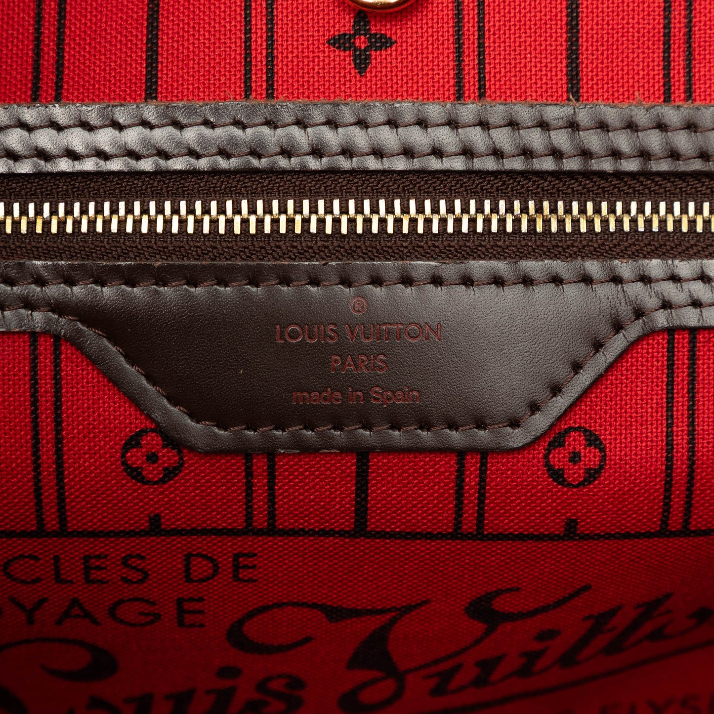 Louis Vuitton Damier Ebene Neverfull MM