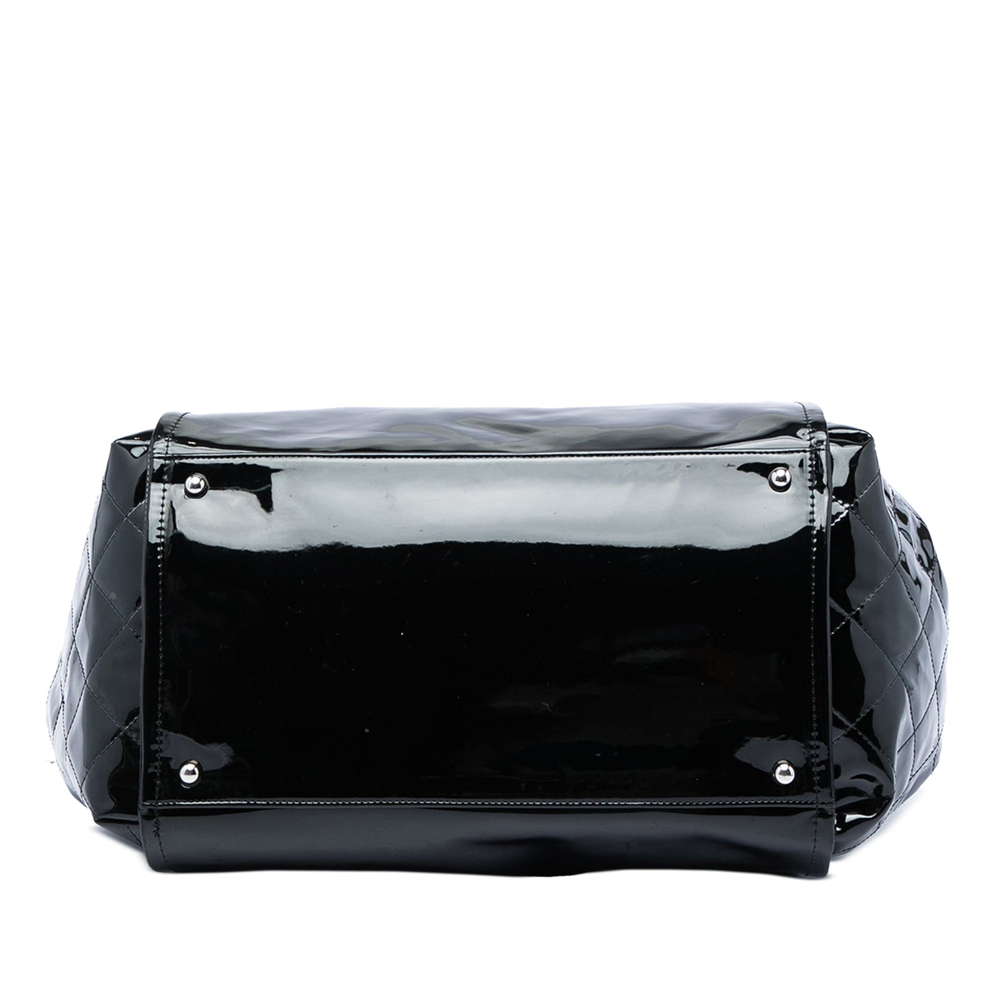 Chanel Patent Lipstick Ligne Accordion Tote