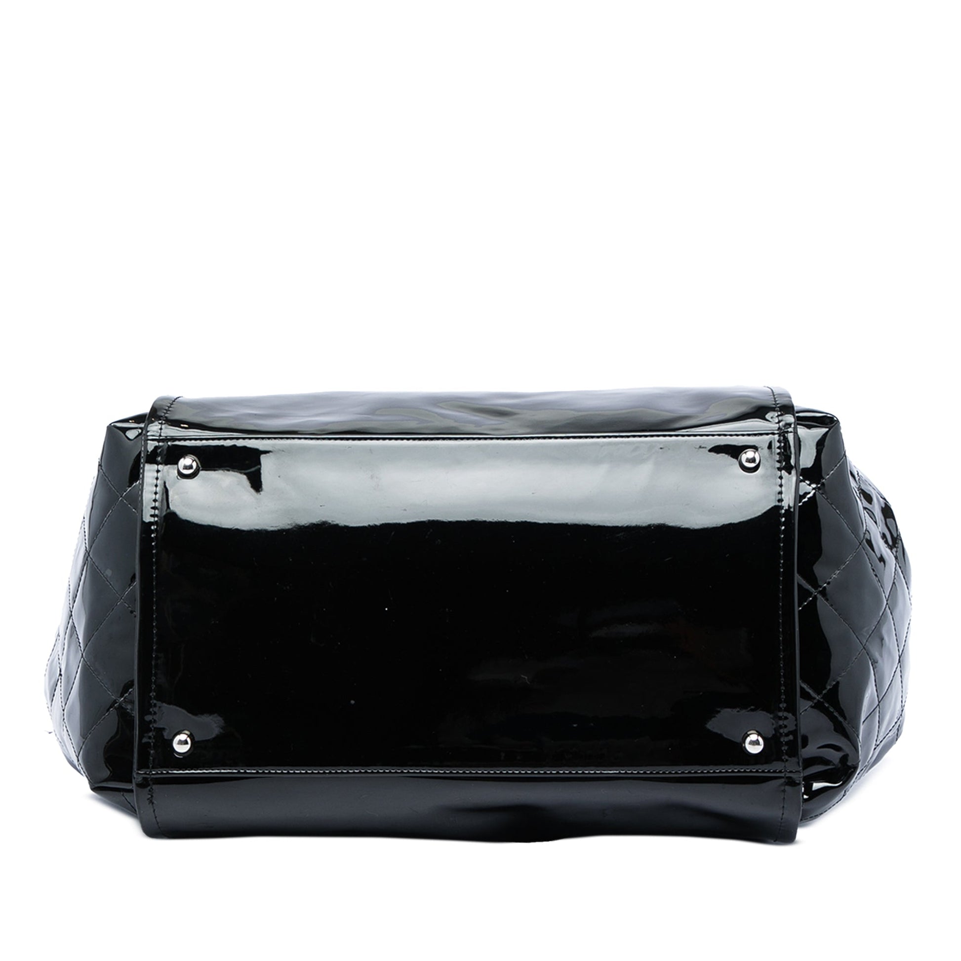 Chanel Patent Lipstick Ligne Accordion Tote