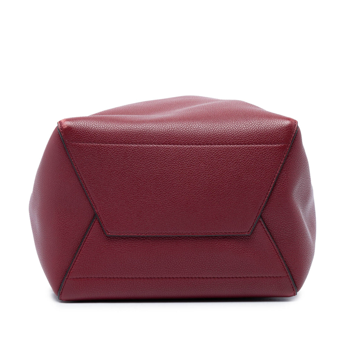 Celine Medium Leather Seau Sangle Bucket Bag