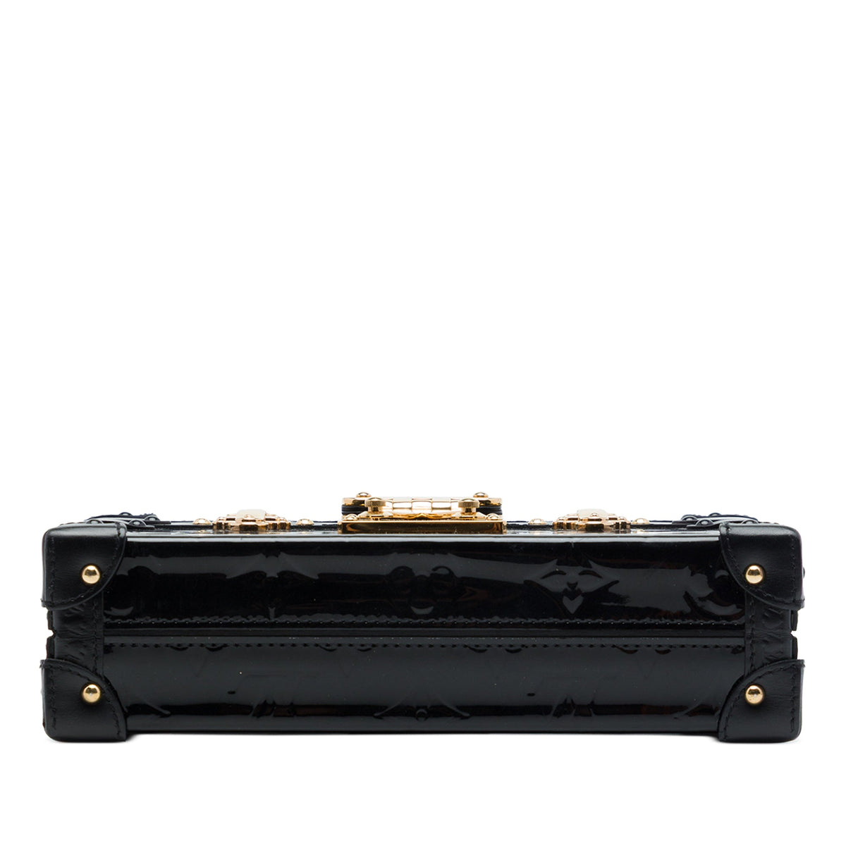 Louis Vuitton Monogram Vernis Petite Malle — Black