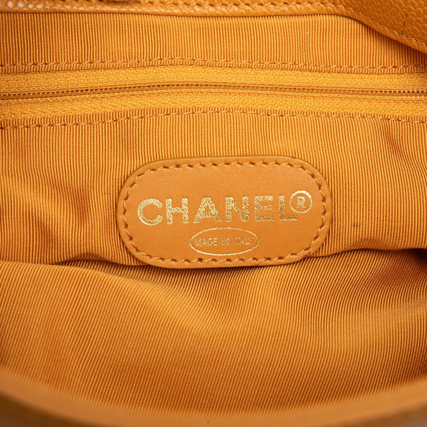 Chanel CC Caviar Tortoise Chain Tote