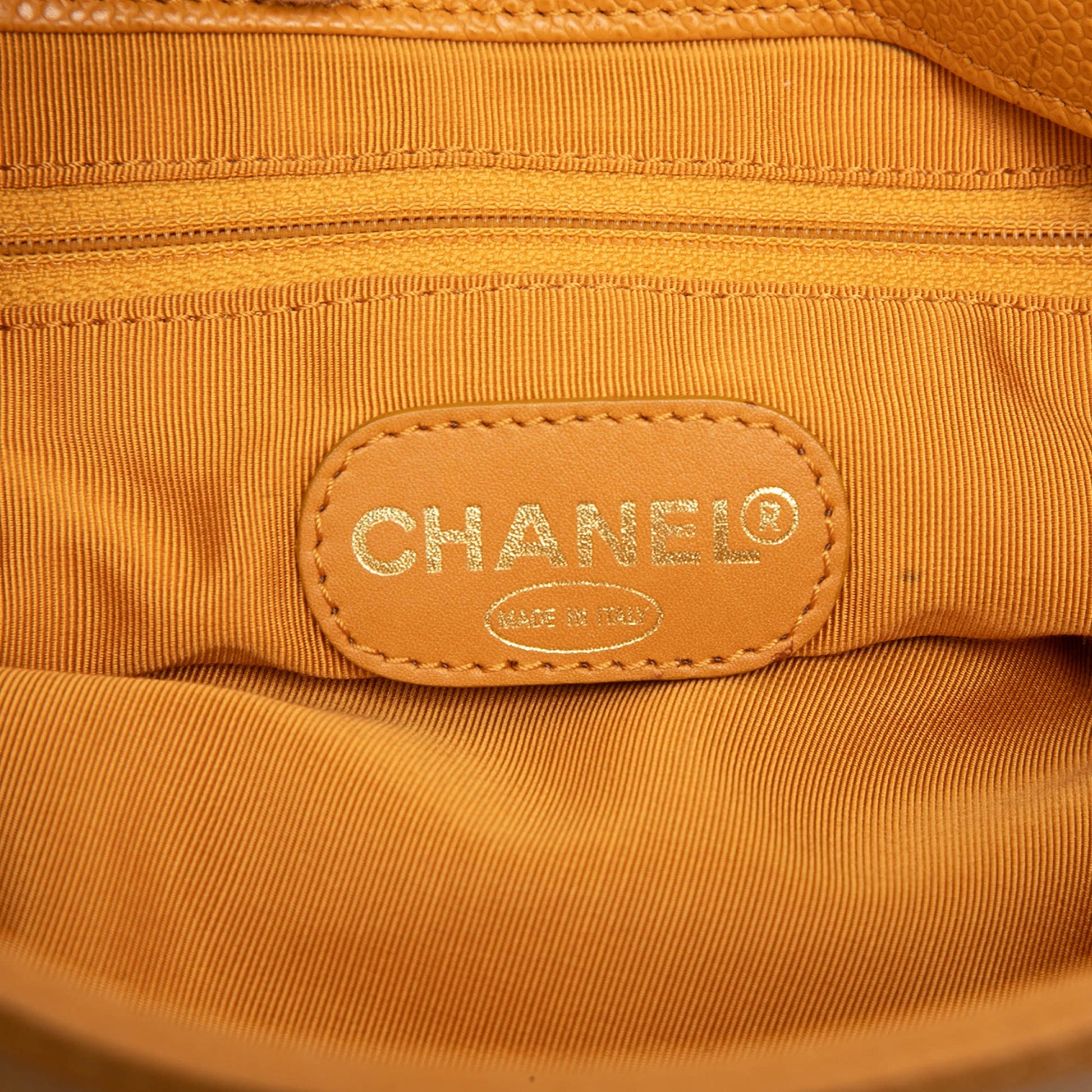 Chanel CC Caviar Tortoise Chain Tote
