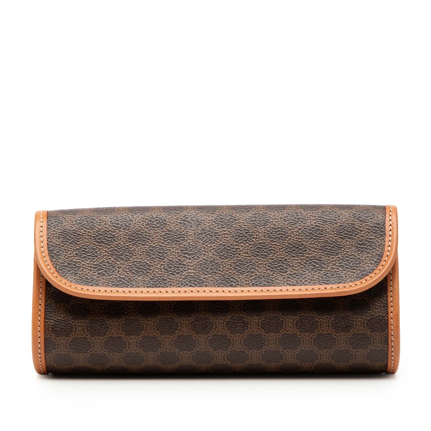 Celine Macadam Coated Canvas Clutch