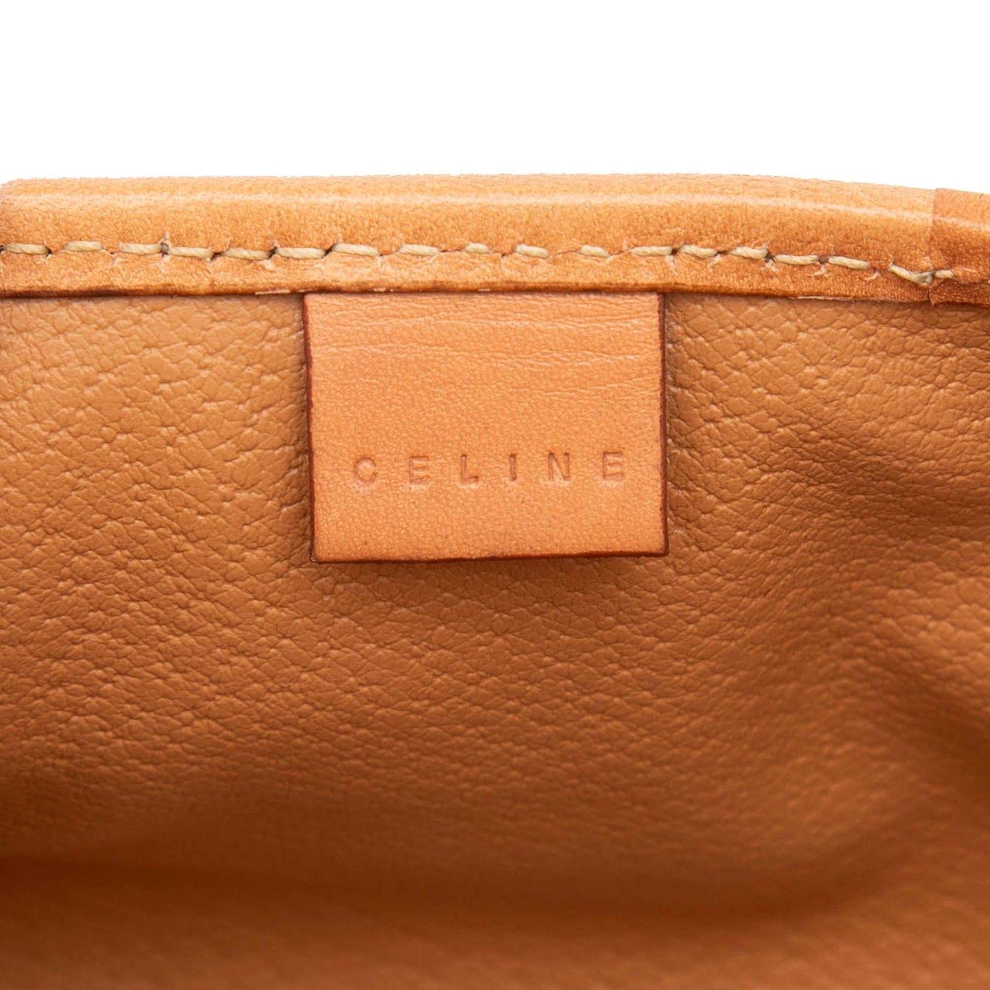 Celine Macadam Coated Canvas Clutch