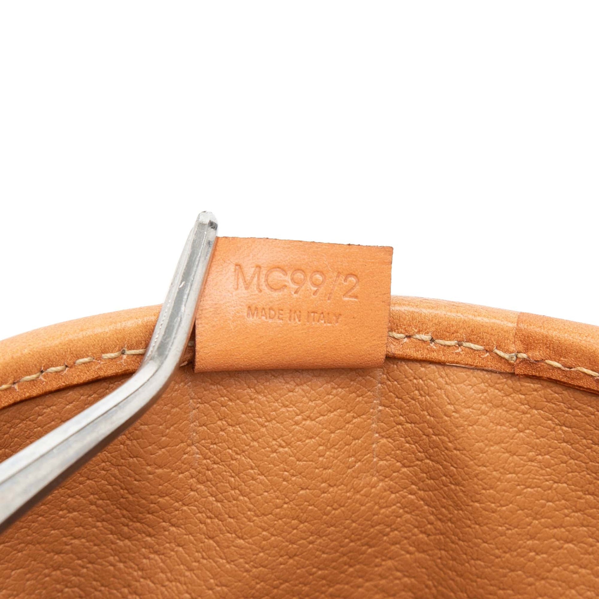 Celine Macadam Coated Canvas Clutch