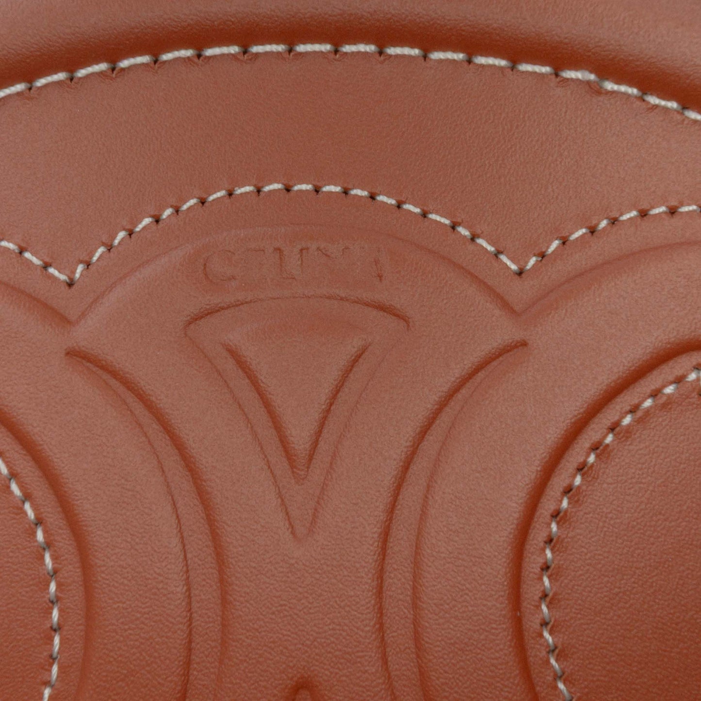 Celine Small Calfskin Cuir Triomphe Oval Crossbody