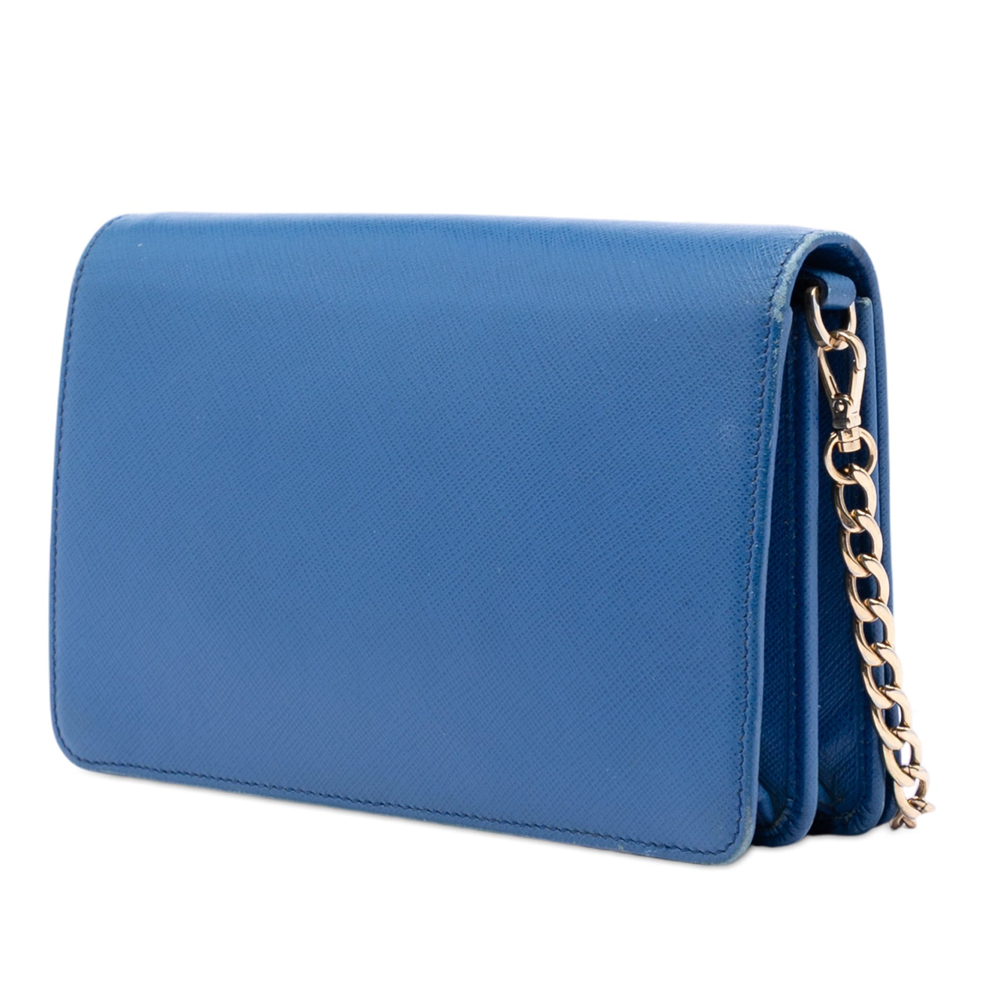 Prada Saffiano Lux Chain Crossbody