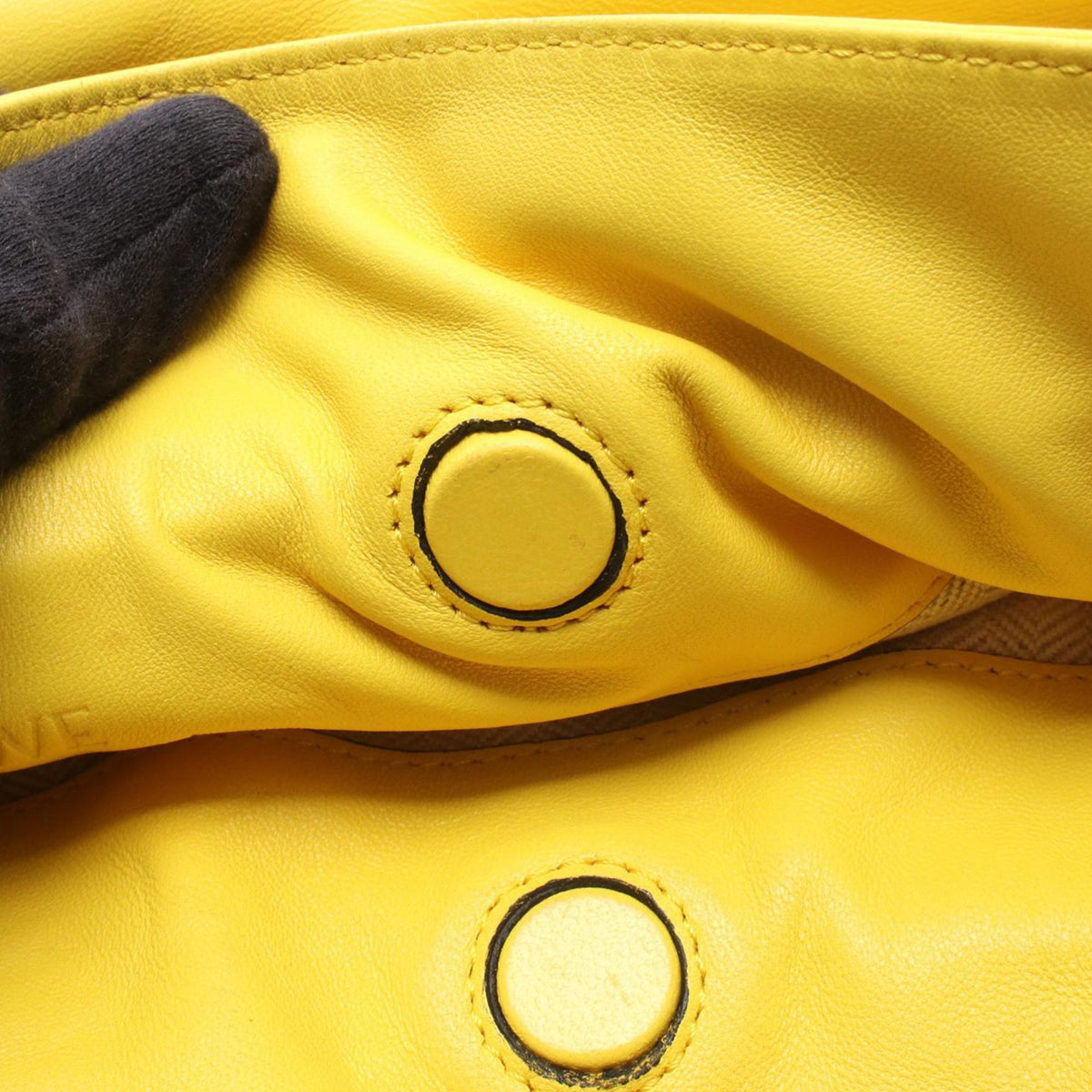 LOEWE Mini Nappa Flamenco Knot Crossbody — Yellow