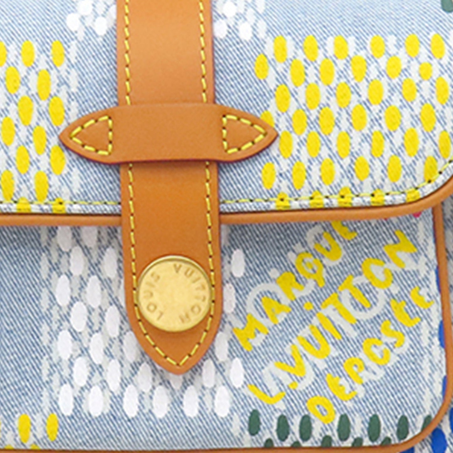 Louis Vuitton LV Vers Damier Denim Cargo Wearable Wallet