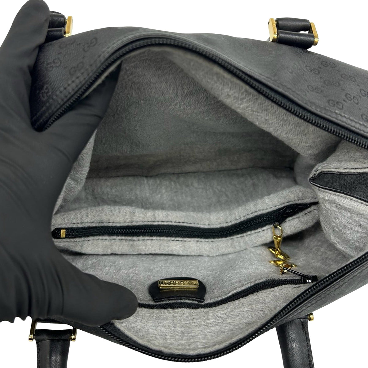 Gucci Microguccissima Coated Canvas Handbag