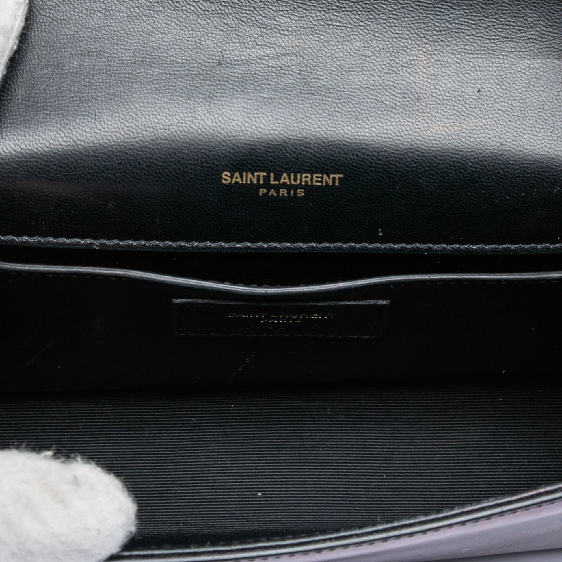 Small Glitter Patent Monogram Kate Crossbody
