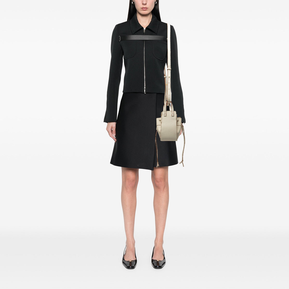 LOEWE Mini Grained Calfskin Hammock Bag