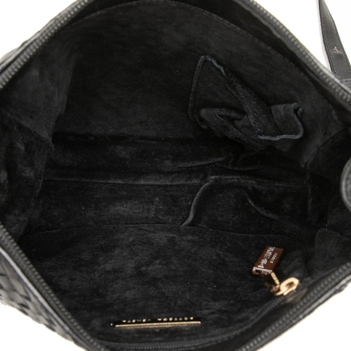 Bottega Veneta Nappa Intrecciato Crossbody — Black
