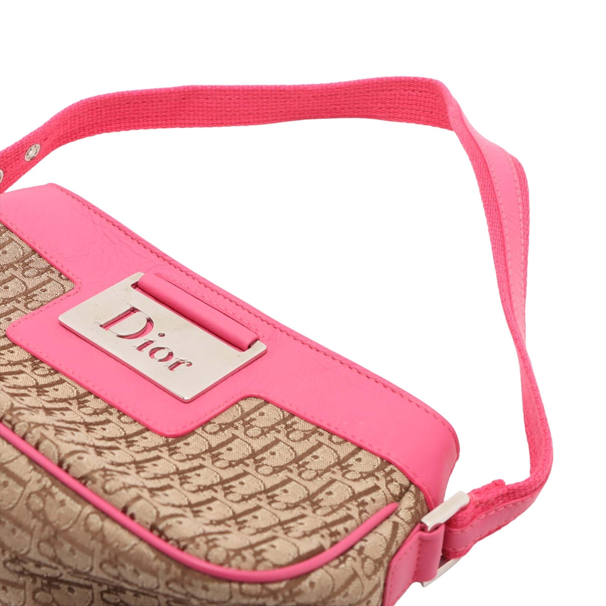 Dior Diorissimo Trotter Canvas Street Chic Shoulder Bag
