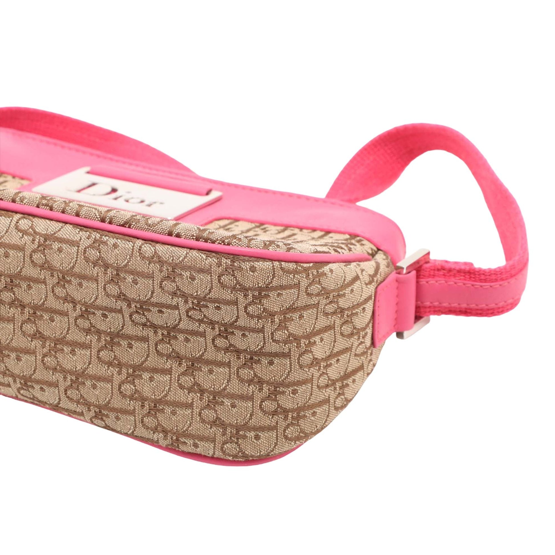 Dior Diorissimo Trotter Canvas Street Chic Shoulder Bag