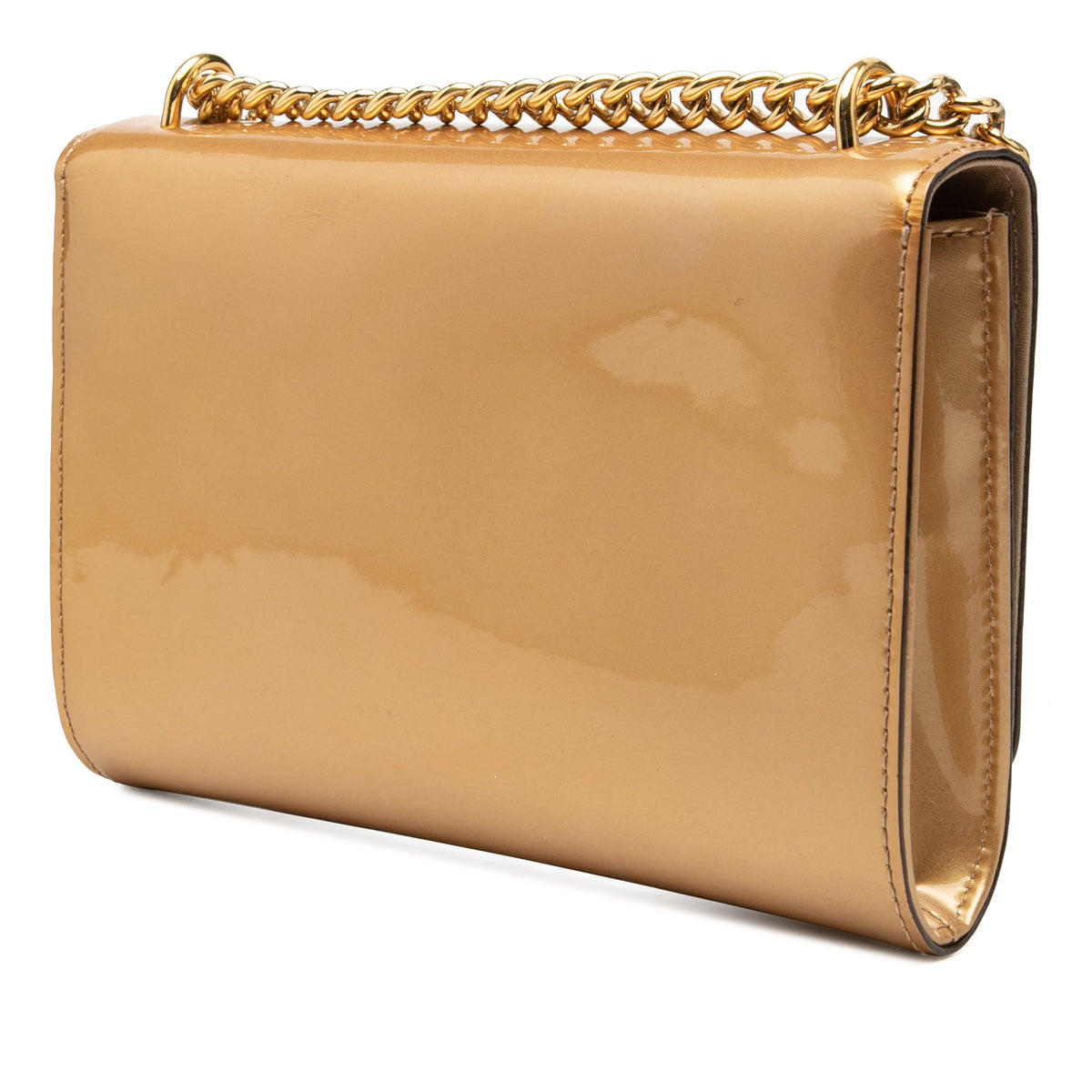 Louis Vuitton Vernis Louise Sliding Chain MM — Gold