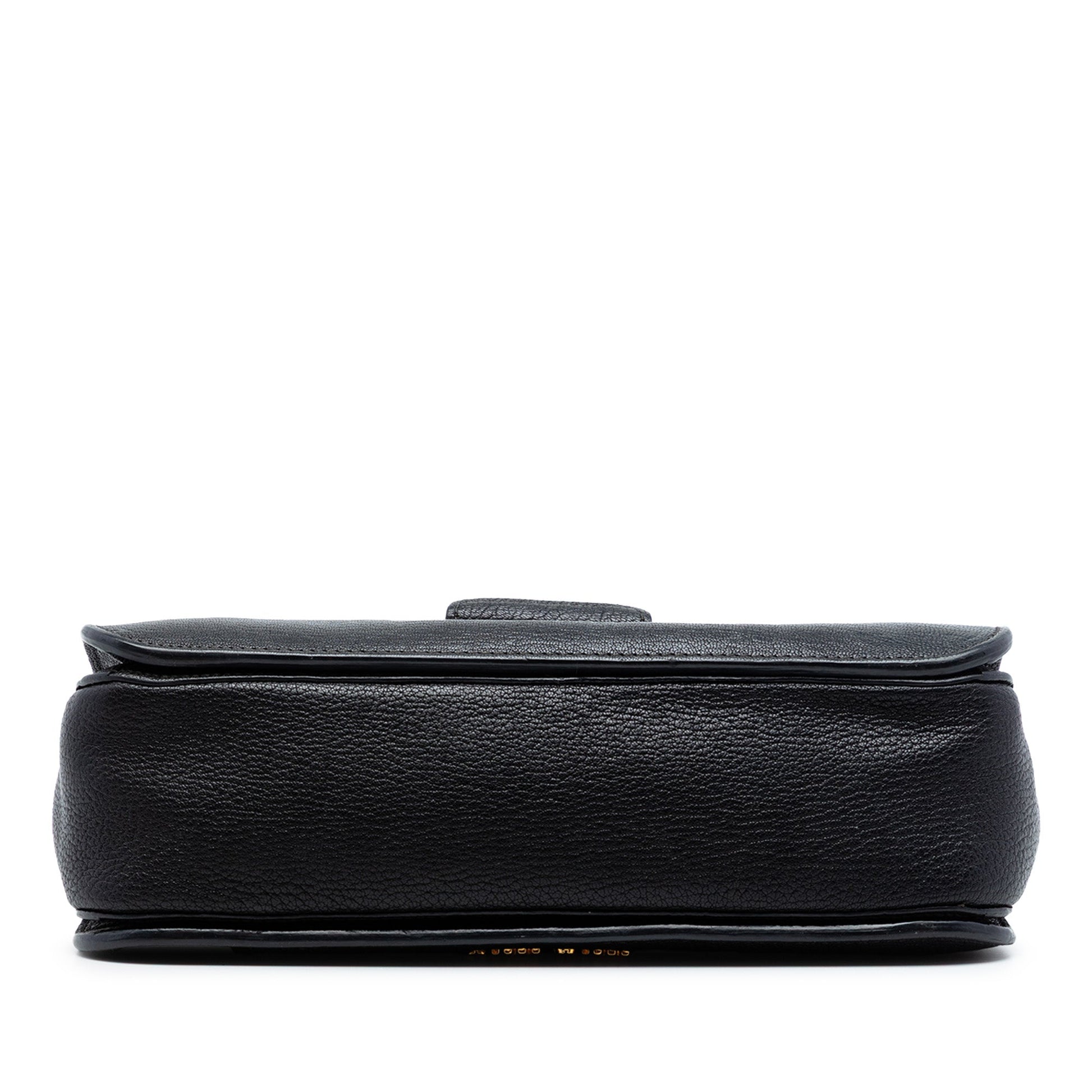 Miu Miu Goatskin Madras Flap Satchel