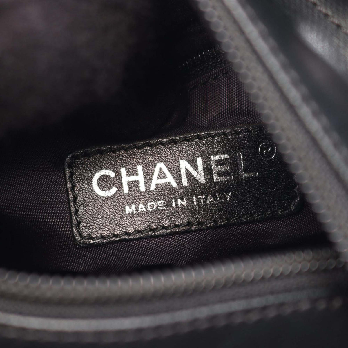 Chanel Small Quilted Coated Canvas Paris Biarritz Tote