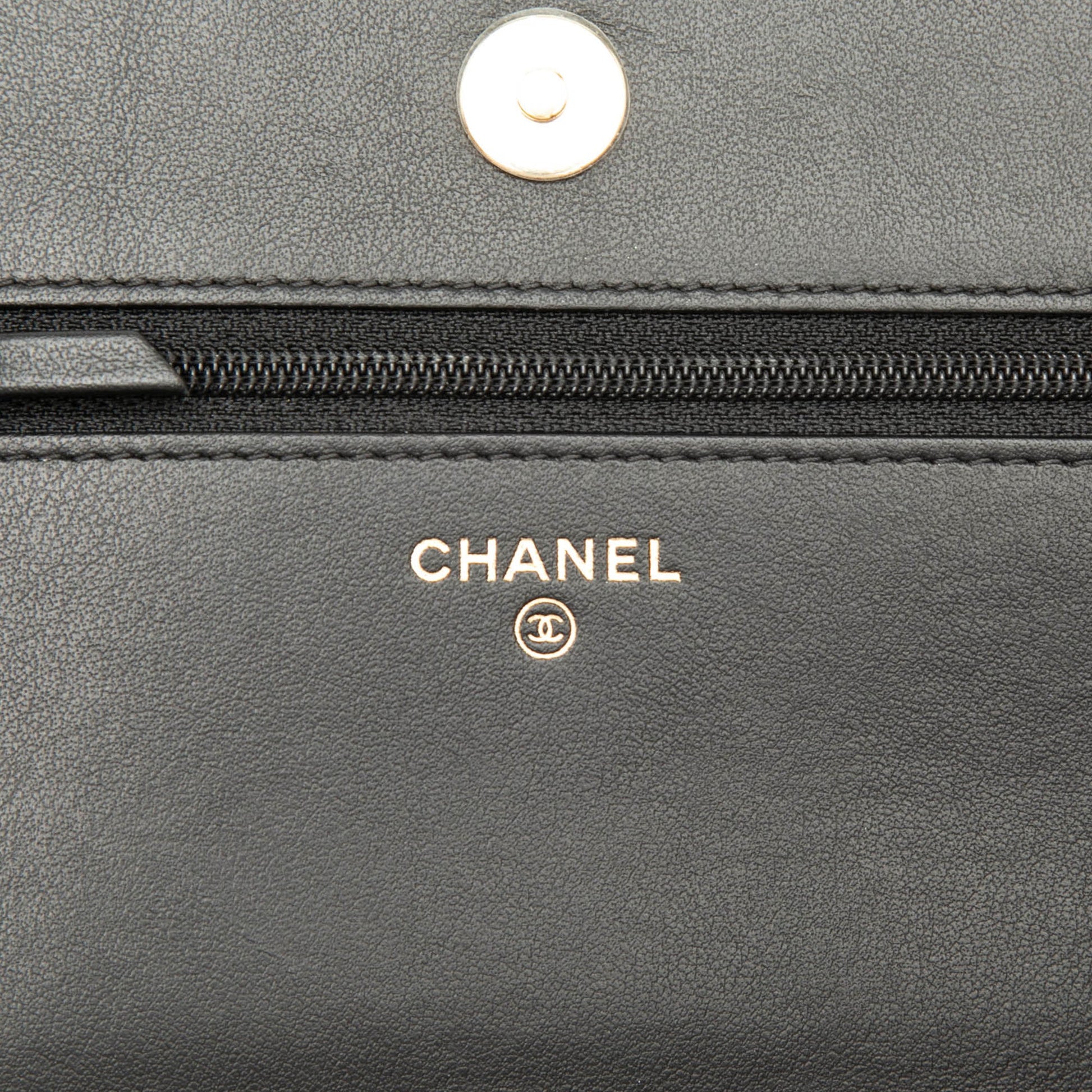 Chanel Quilted Caviar Boy Wallet on Chain