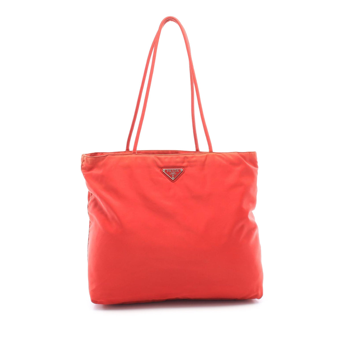 Prada Tessuto Tote — Red