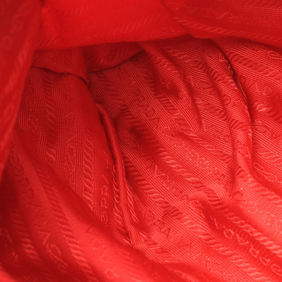 Prada Tessuto Tote — Red