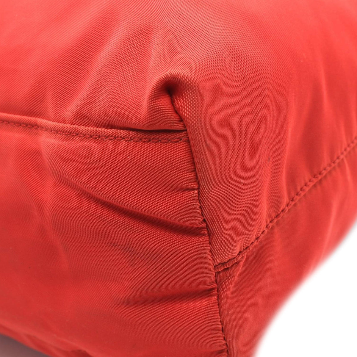 Prada Tessuto Tote — Red