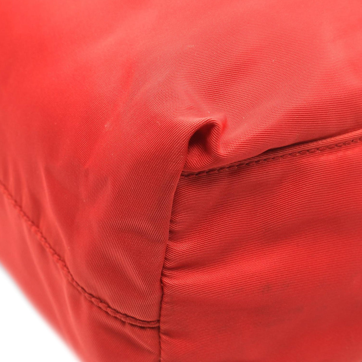 Prada Tessuto Tote — Red