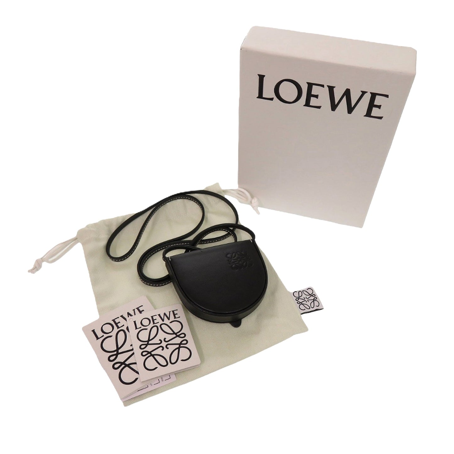 LOEWE Mini Soft Calfskin Anagram Heel Pouch
