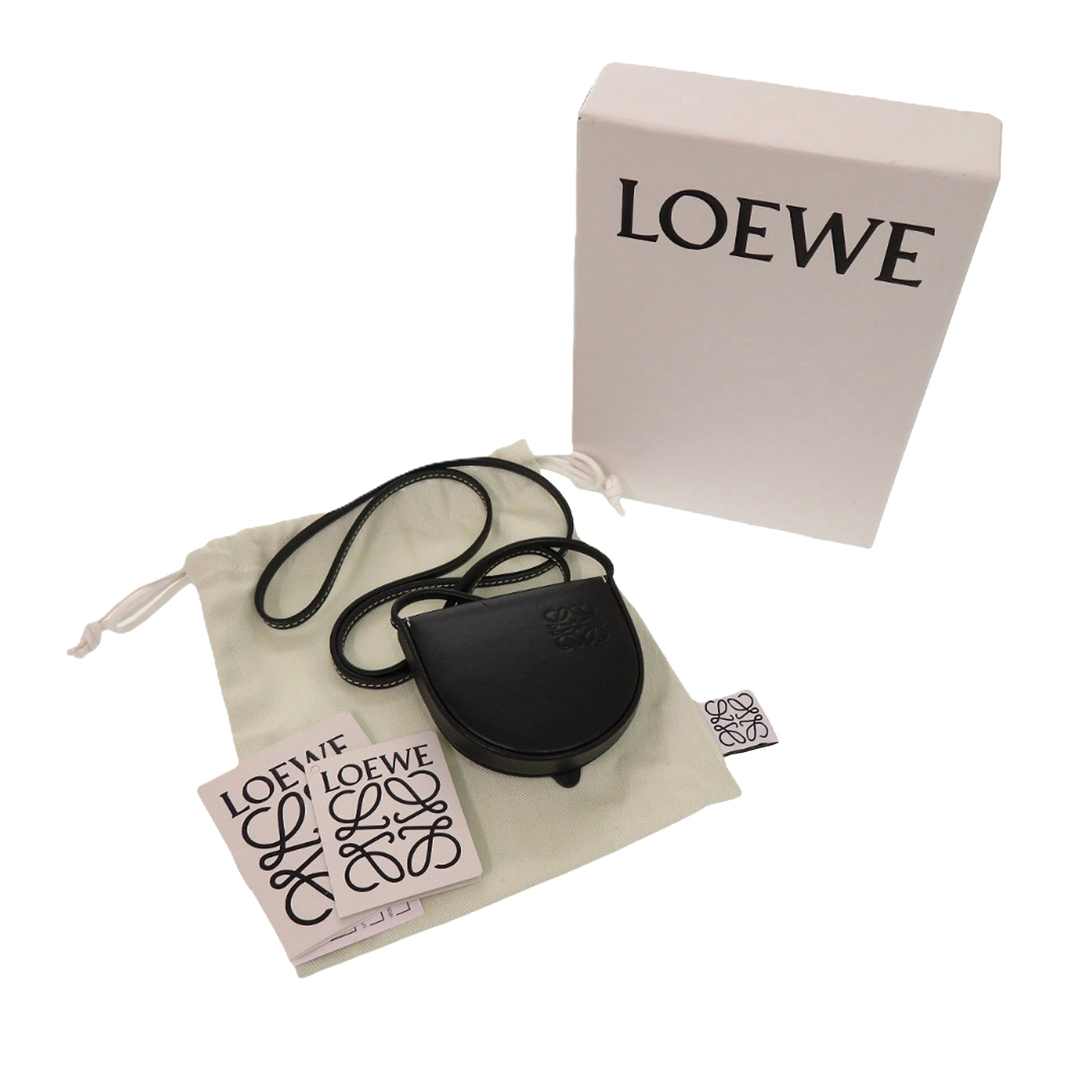 LOEWE Mini Soft Calfskin Anagram Heel Pouch