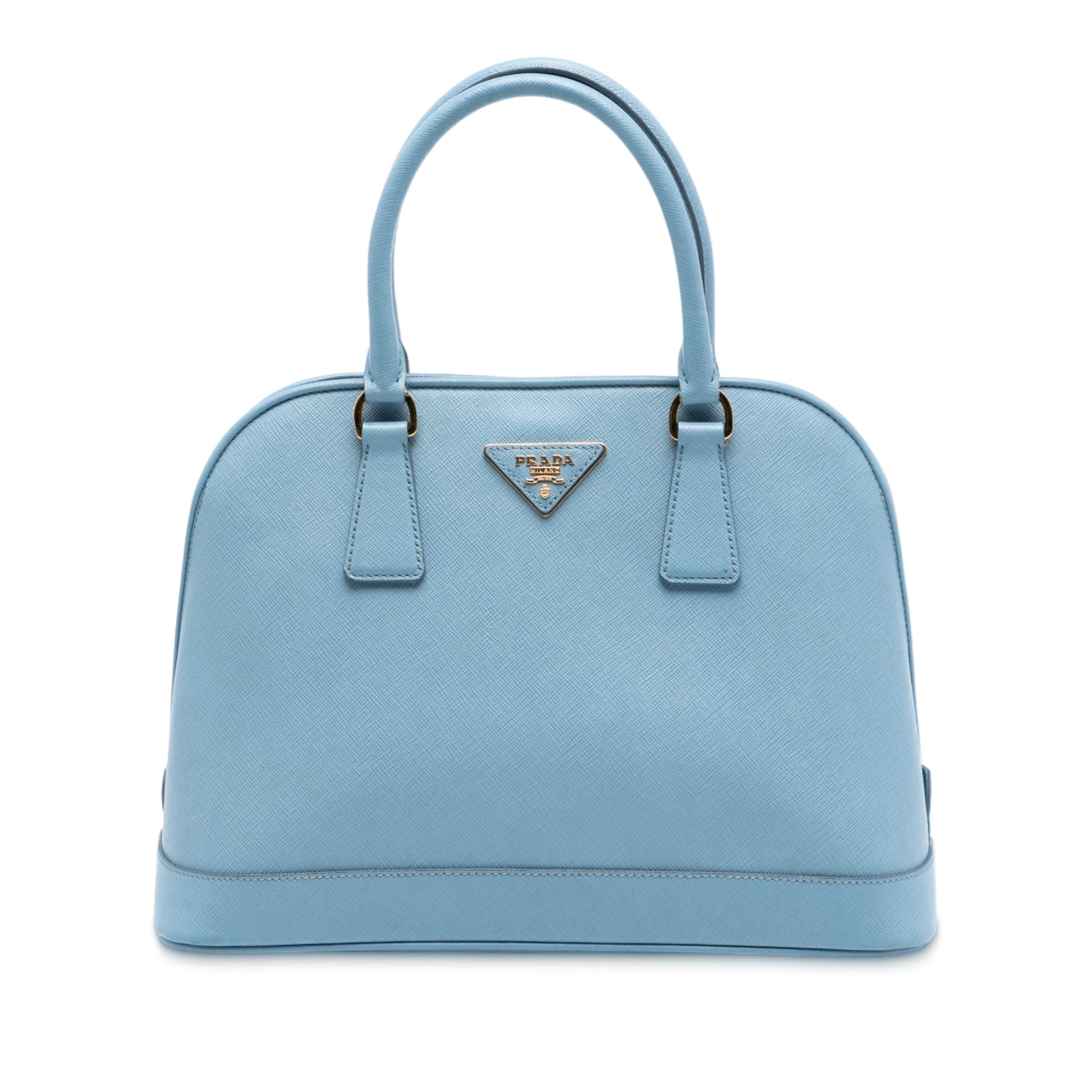 Prada Medium Saffiano Lux Open Promenade Satchel