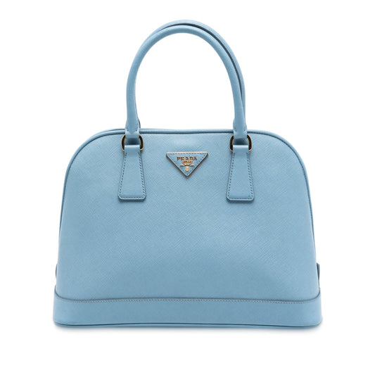 Prada Medium Saffiano Lux Open Promenade Satchel