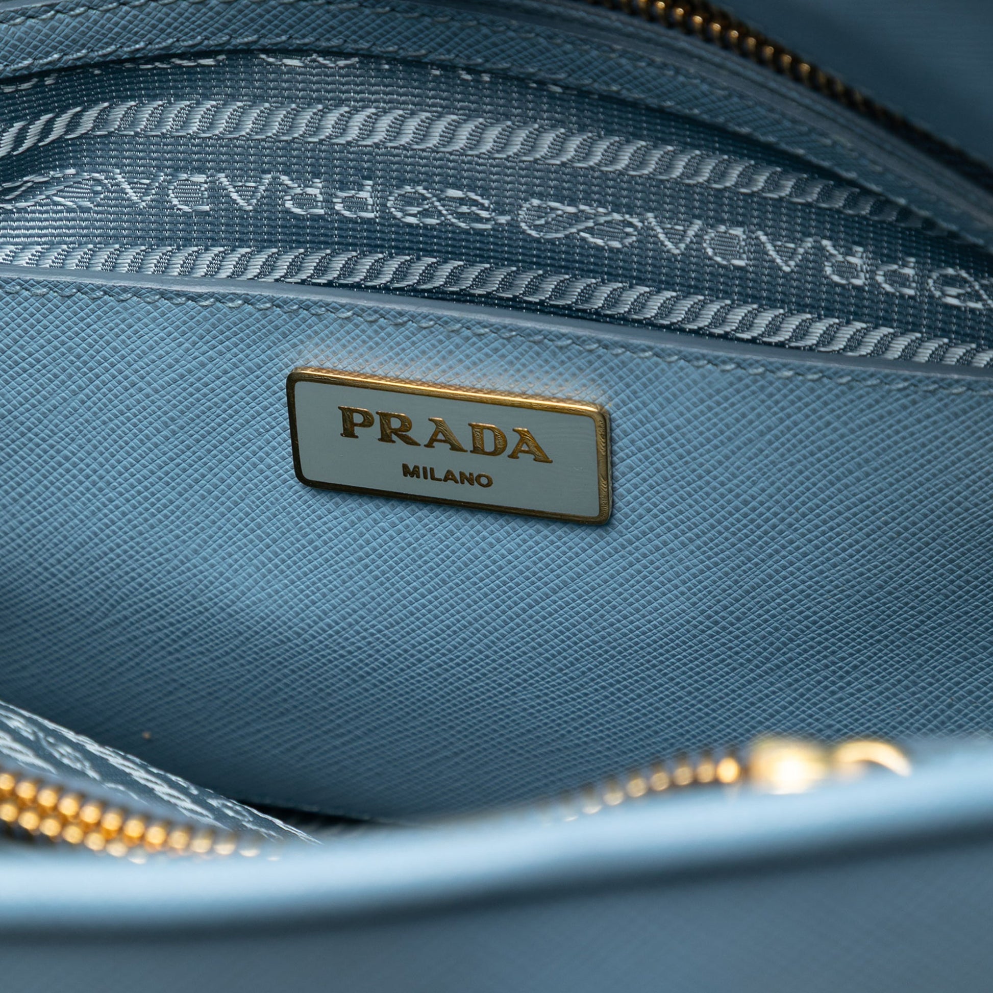 Prada Medium Saffiano Lux Open Promenade Satchel