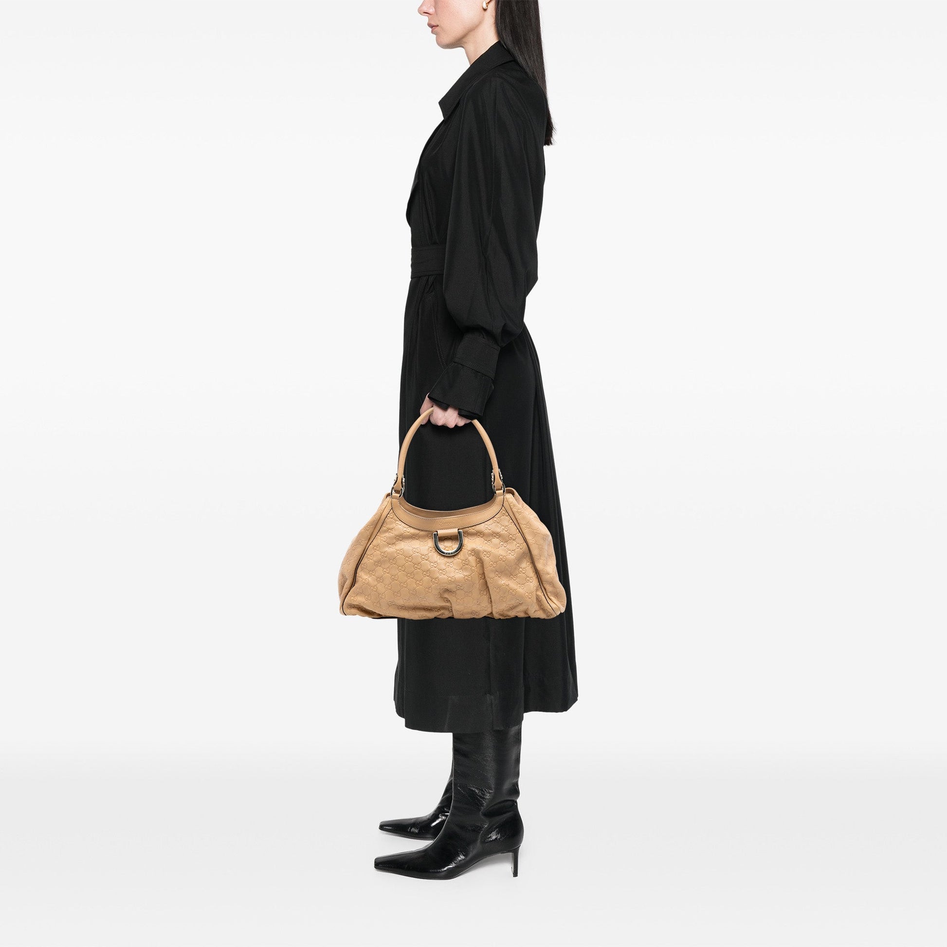 Gucci Guccissima Abbey D Ring Shoulder Bag