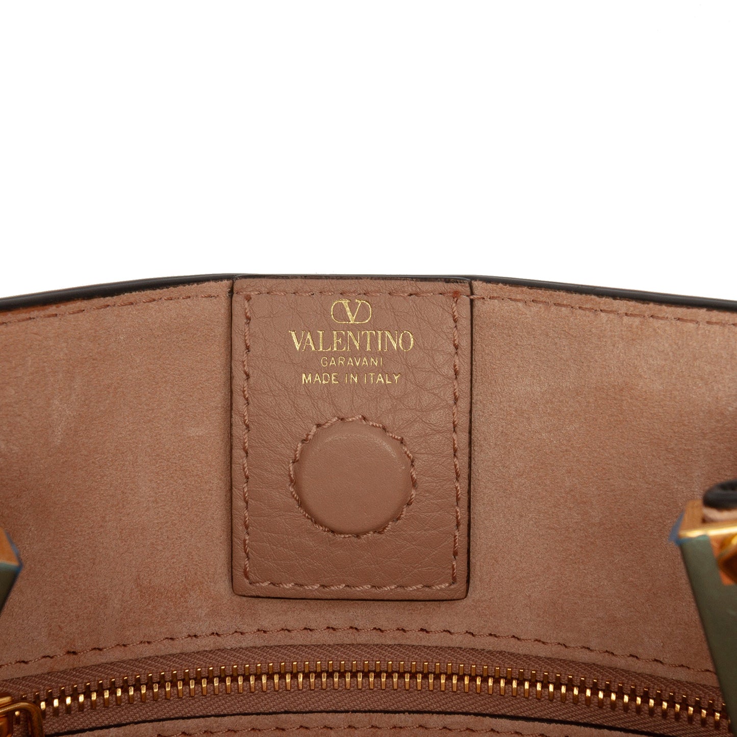 Valentino Small Grainy Calfskin Alltime Satchel