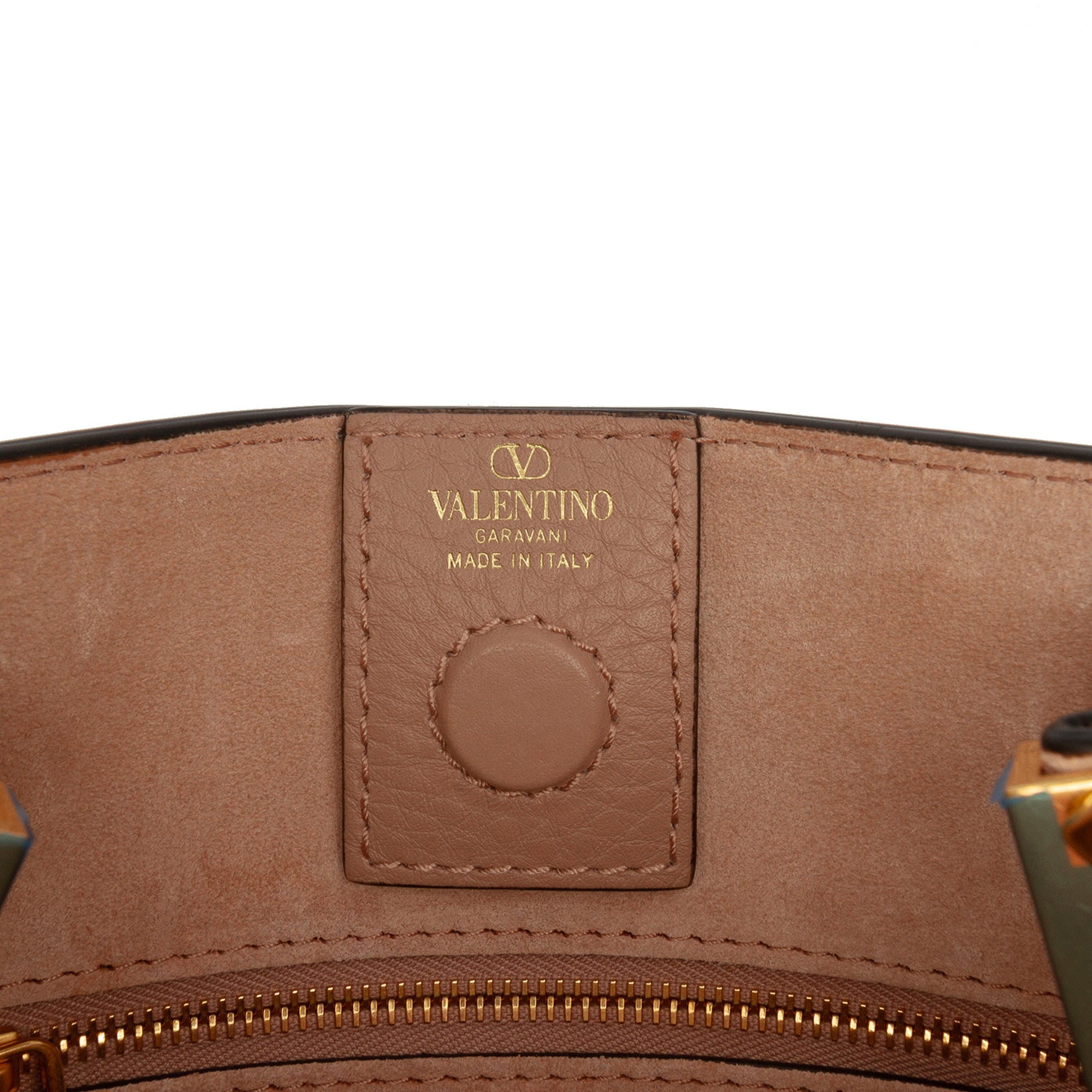 Valentino Small Grainy Calfskin Alltime Satchel