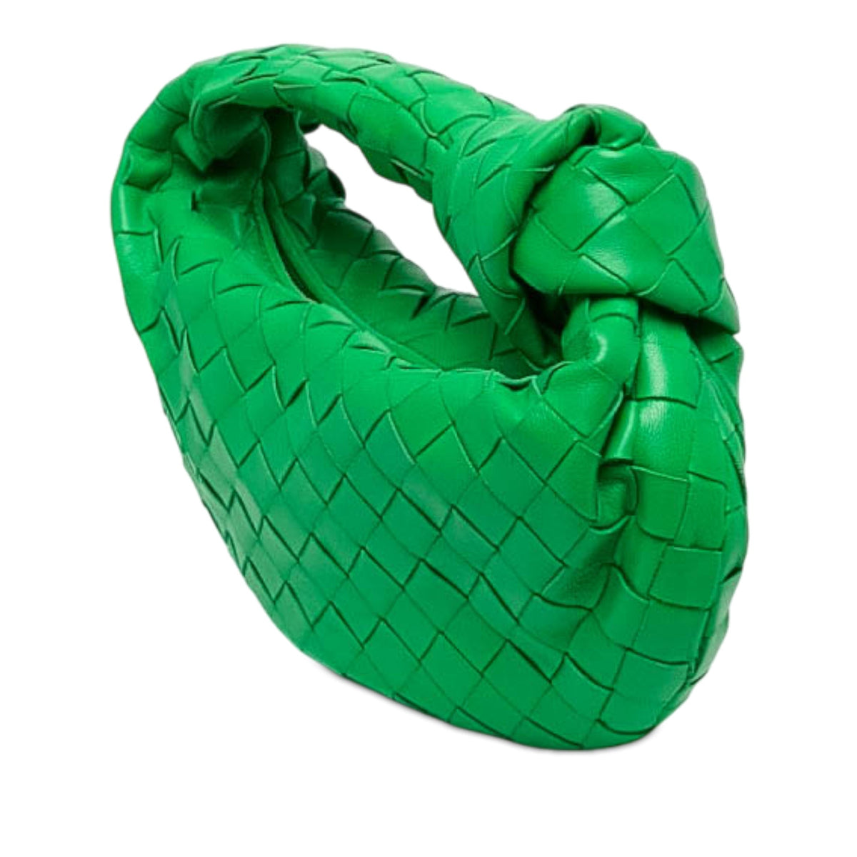 Bottega Veneta Mini Nappa Intrecciato Jodie — Green