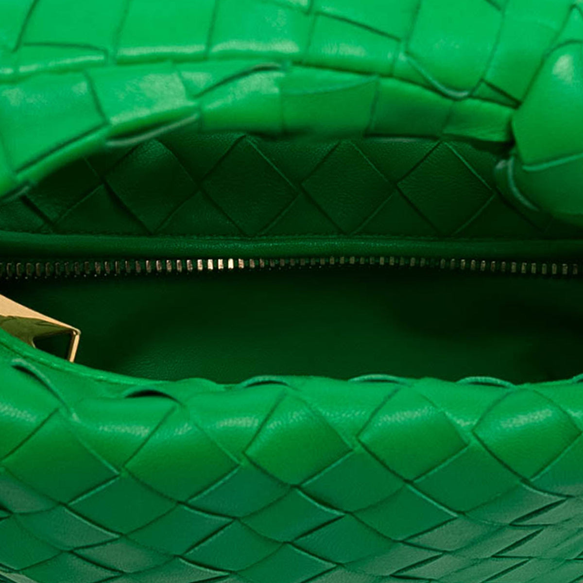 Bottega Veneta Mini Nappa Intrecciato Jodie — Green