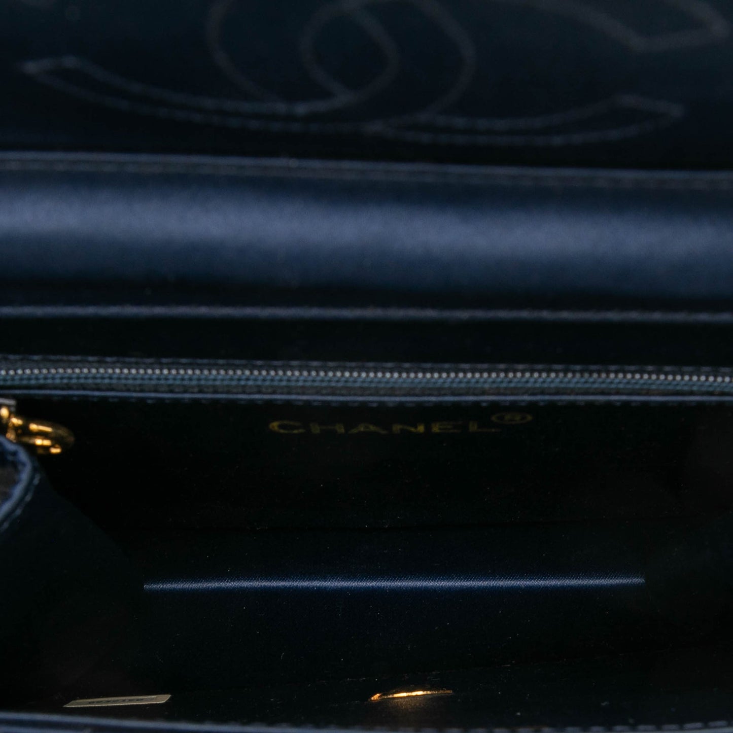 Chanel Mini Square Quilted Satin Single Flap