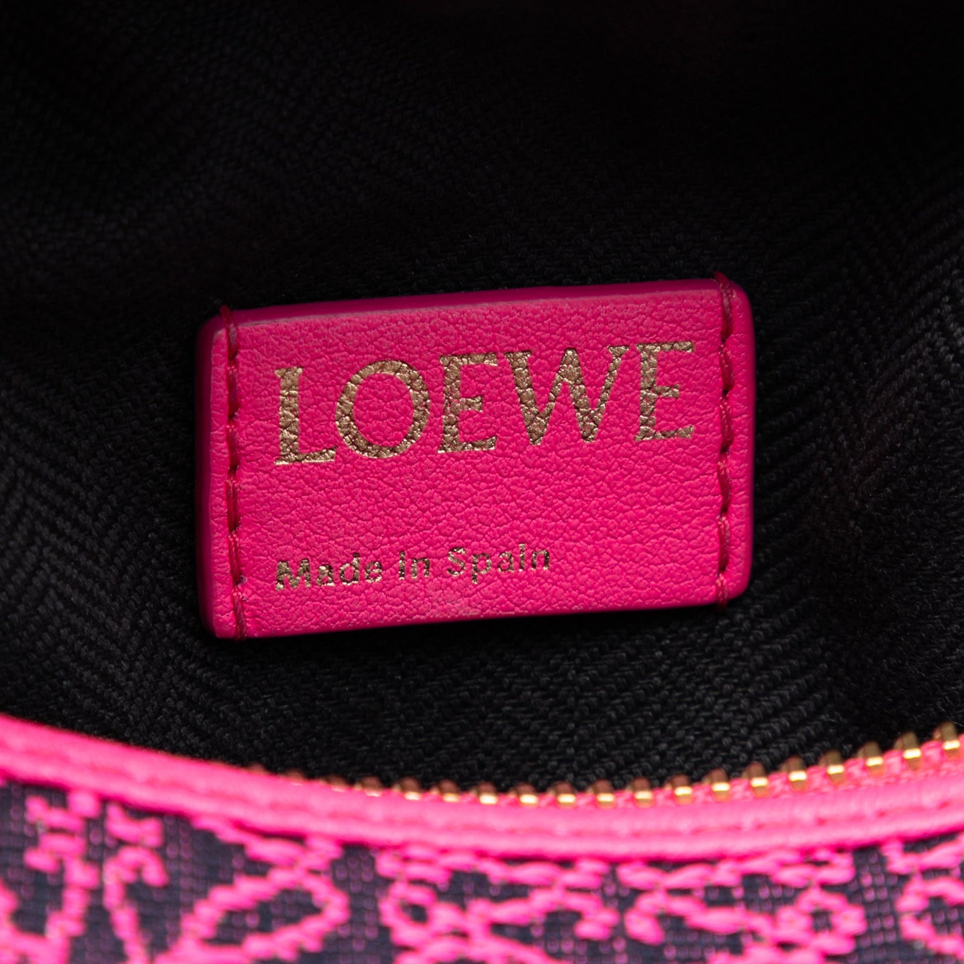 LOEWE Small Anagram Canvas Cubi Bag