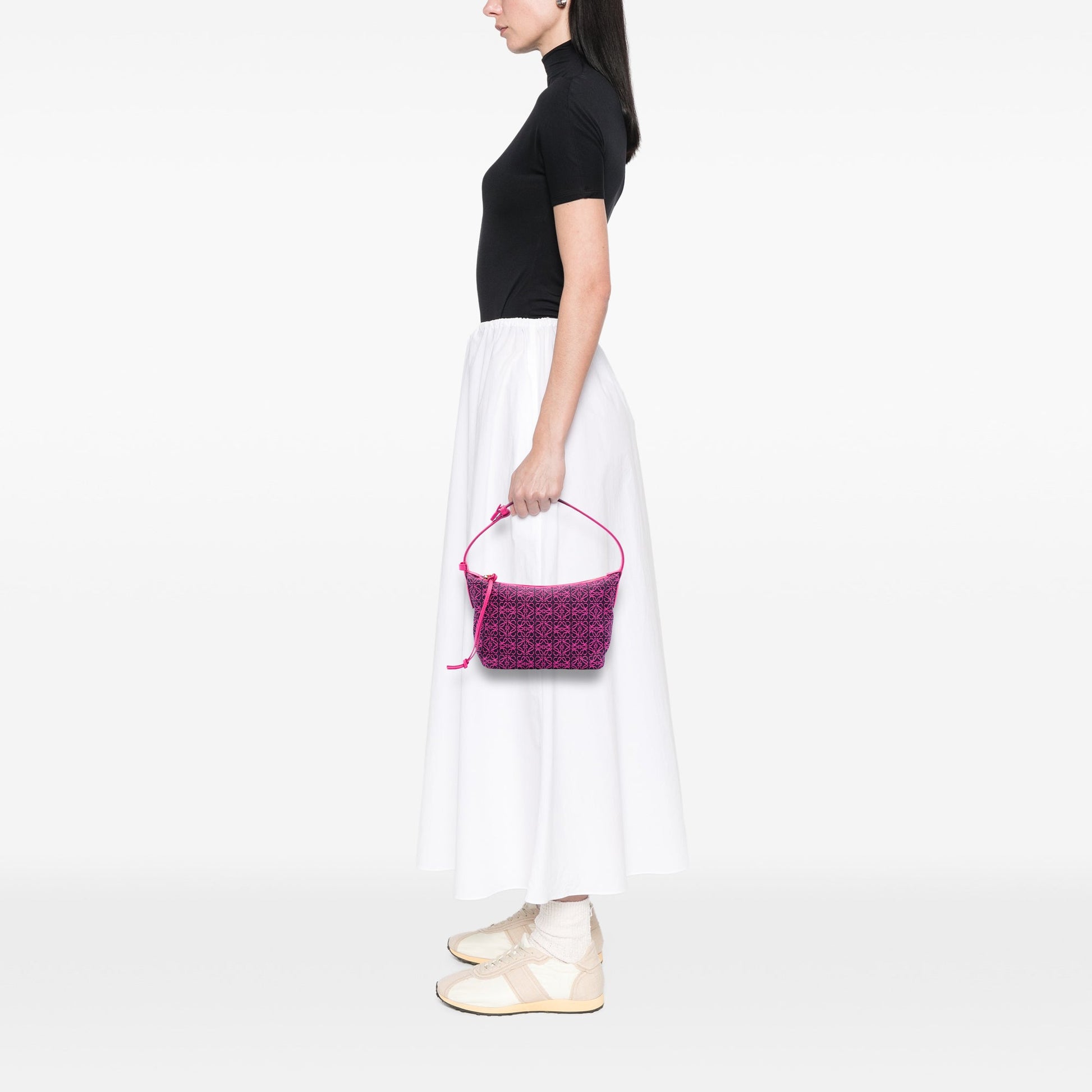 LOEWE Small Anagram Canvas Cubi Bag