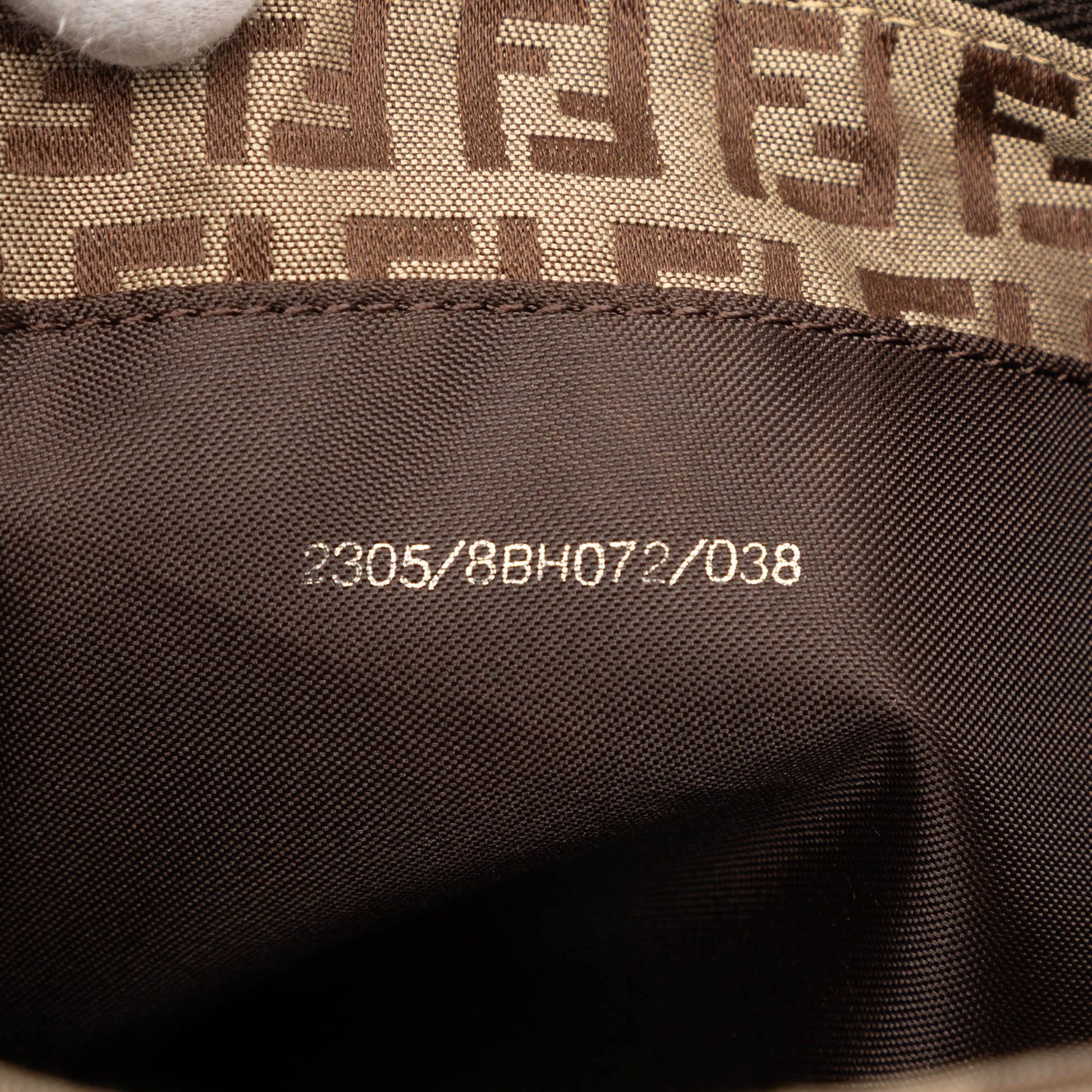 Fendi Zucchino Canvas Tote