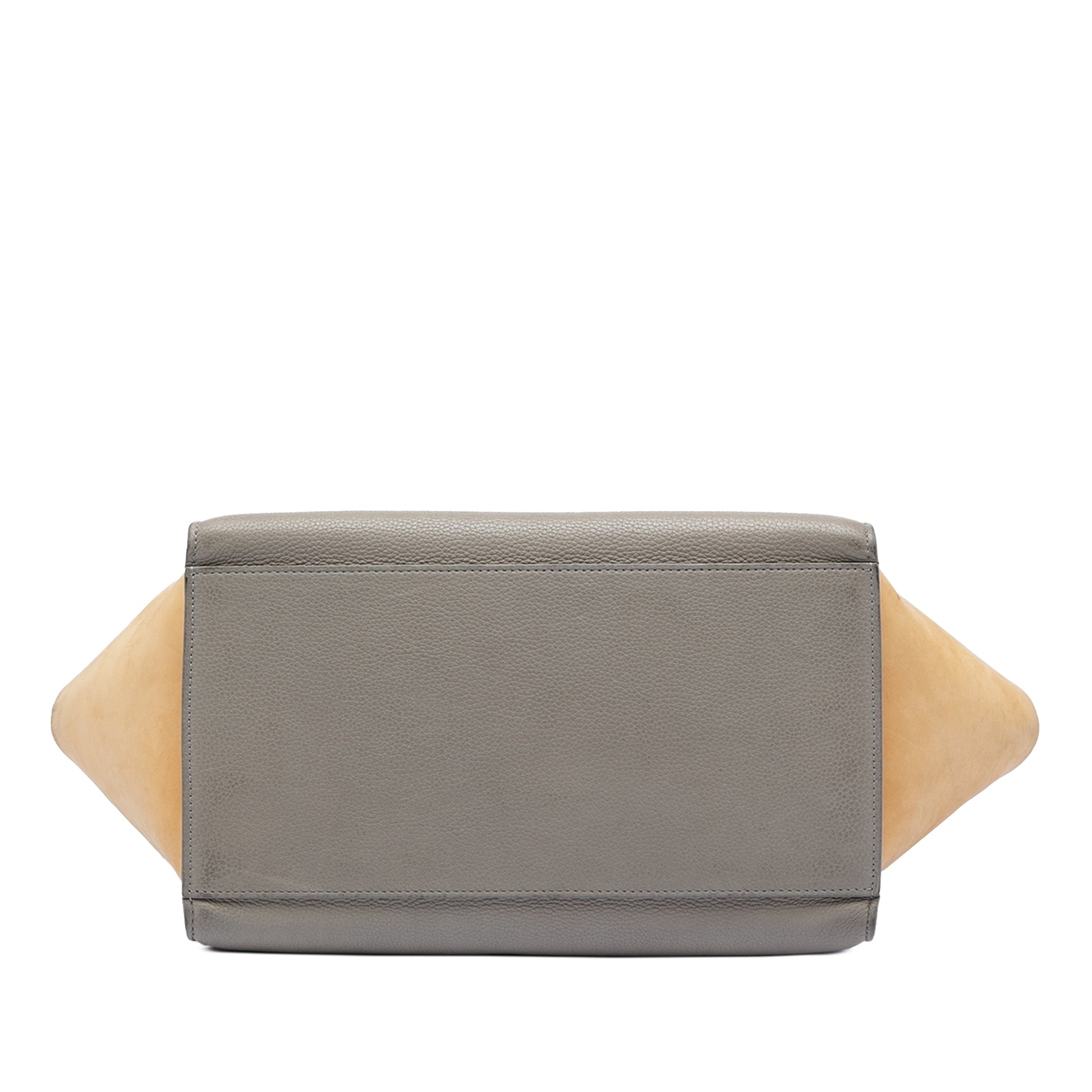 Celine Small Tricolor Leather Trapeze Satchel