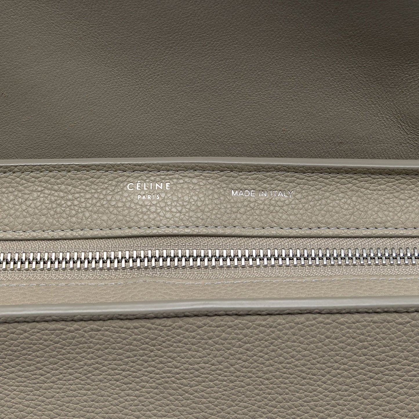 Celine Small Tricolor Leather Trapeze Satchel
