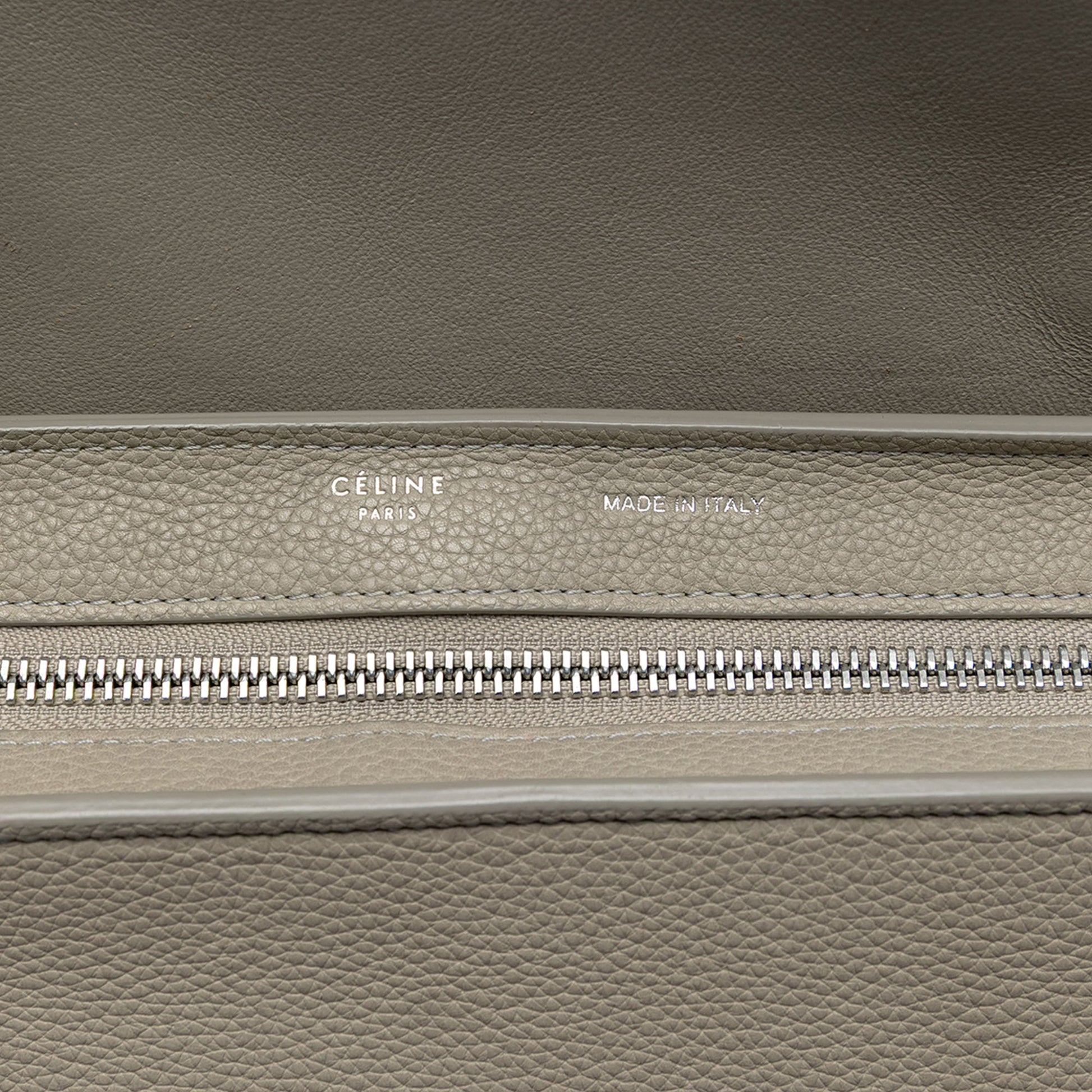 Celine Small Tricolor Leather Trapeze Satchel