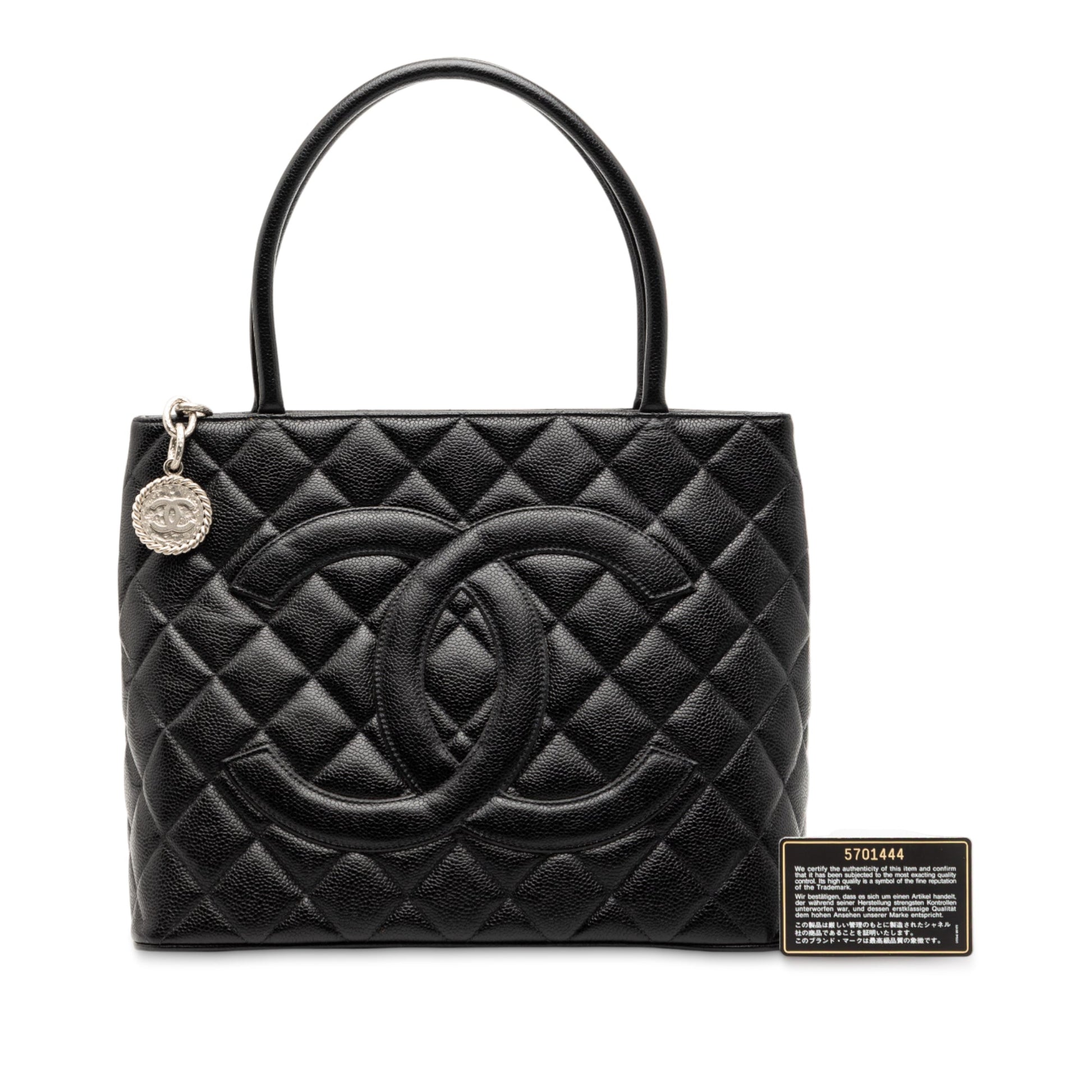Chanel Caviar Medallion Tote