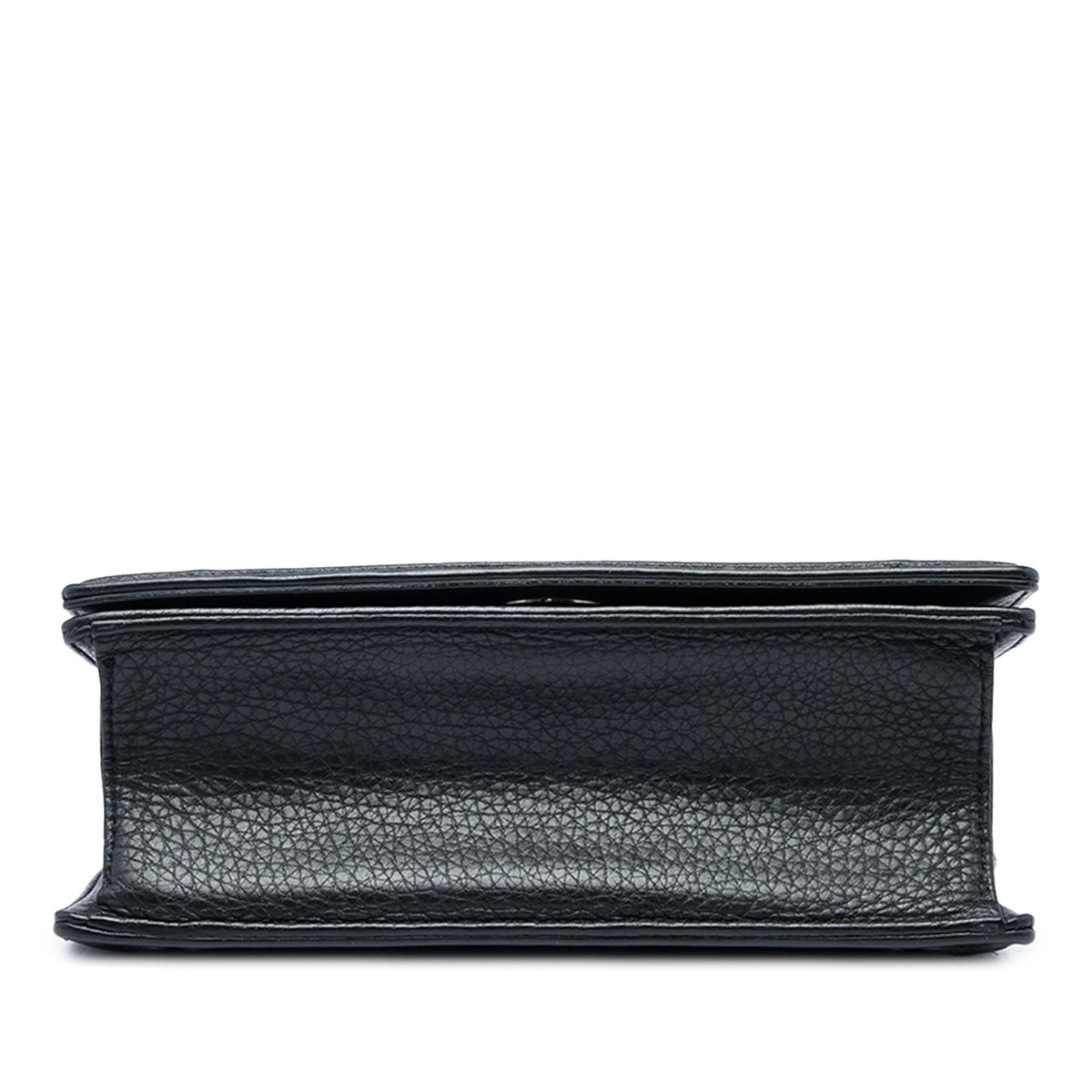 Dior Small Grained Calfskin Diorama Flap — Black